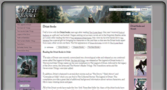 Desktop Screenshot of drizztbooks.com